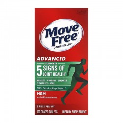 Move free益节 绿瓶 氨糖软骨素+MSM 120粒 舒缓关节 保质期2028.2 Move free益节 绿瓶 氨糖软骨素+MSM 120粒 舒缓关节 保质期2028.2
